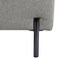 Armen Living Juliett 80" Modern Gray Fabric Sofa with Power Footrest LCJU3GREY - alternate 2